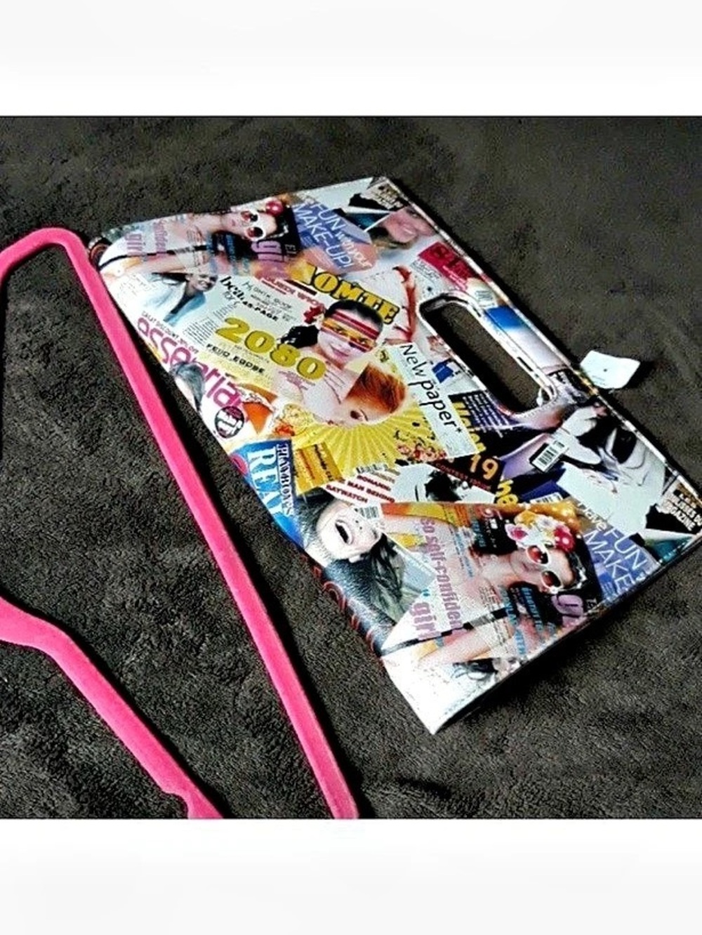 Multicolor Printed clutch Bag